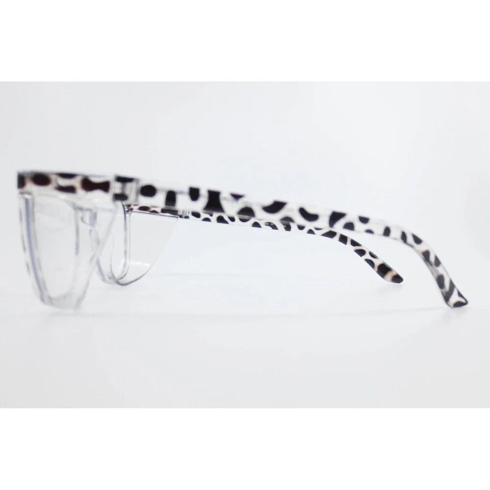 Joorti L-J-SG-Demi Animal Print Safety Glasses Clear Demo Lenses 51-21-125 39616